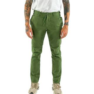 👉 L male groen Pantalones