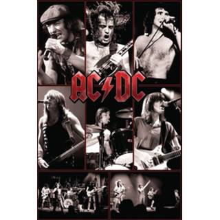 👉 Poster Hoofdmateriaa Papier meerkleurig unisex AC/DC - Live (Collage) 4035519908048