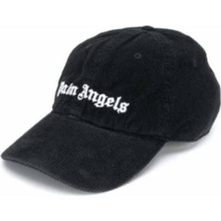 👉 Baseball cap onesize male zwart Logo-Embroidered Corduroy