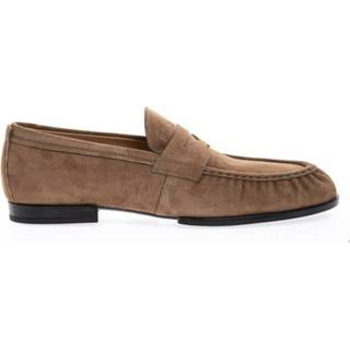 👉 Moccasins velours male bruin Mocassins en cuir avec patte décorative 1638032219153