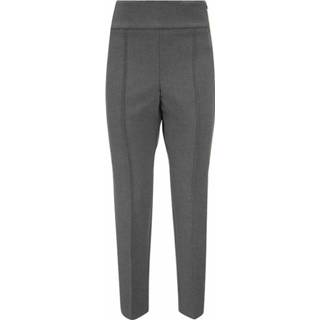👉 Broek vrouwen grijs Stretch Slim-Fit Trousers