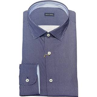 👉 Male blauw Camicia Slim Fit