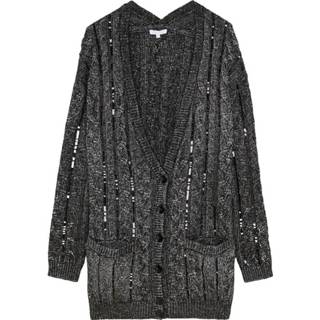 👉 M vrouwen grijs Cardigan CON Paillettes Art. 2M4133A9W3