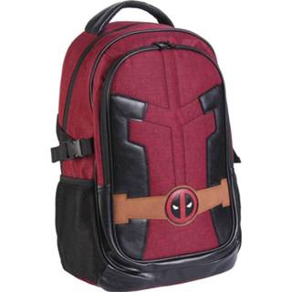 👉 Rugtas zwart unisex rood Deadpool - 8445484023220