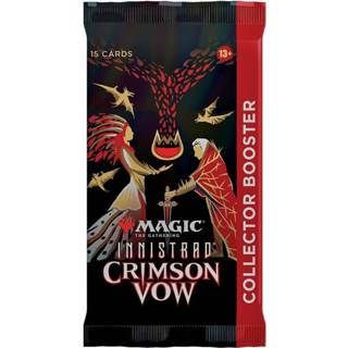👉 Vermiljoen engels Magic the Gathering Booster Packs - Innistrad Crimson Vow Collector Boosterpack 630509994601