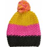 Color Kids - Kid's Hat Colorblock - Muts maat 56 cm, roze/oranje