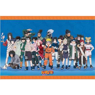 👉 Poster Hoofdmateriaa Papier unisex meerkleurig Naruto - Konoha Ninjas 3665361063476