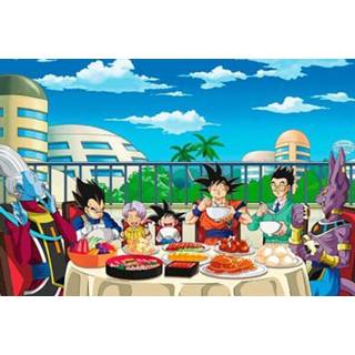 👉 Poster Hoofdmateriaa Papier unisex meerkleurig Dragon Ball - Super Feast 3665361061335