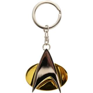 👉 Sleutel hanger unisex hoofdmateriaa metaal goudkleurig Star Trek - Communicator Badge Sleutelhanger 3665361059431