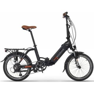 👉 Elektrische Vouwfiets 20 Inch Lage Instap Ecobike Rhino Zwart 576Wh