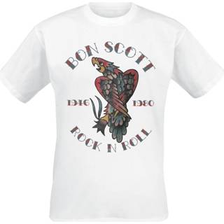 👉 Tattoo wit mannen m Bon Scott - Eagle T-shirt 4055585441270