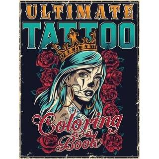 👉 Tattoo engels Ultimate Coloring Book 9798556402010