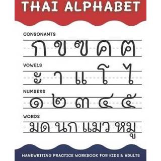 Engels kinderen Thai Alphabet Handwriting Practice Workbook for Kids and Adults 9798713431761