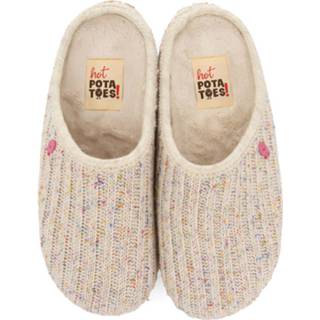 👉 Pantoffels vrouwen beige Hot Potatoes furth 64297 8445413014299