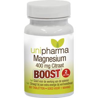 👉 Magnesium Unipharma 400 MG Boost Tabletten 8713713075563