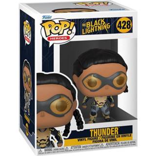 👉 Figuurtje vinyl multicolor unisex zwart Black Lightning - Thunder Figur 428 Funko Pop!