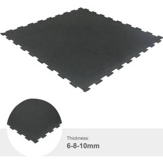 👉 Puzzelmat zwart Best Fightshop Pure Black 60 x en 100 Cm - Gratis verzonden