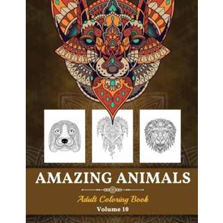 👉 Engels Amazing Animals Grown-ups Coloring Book 9781639984077