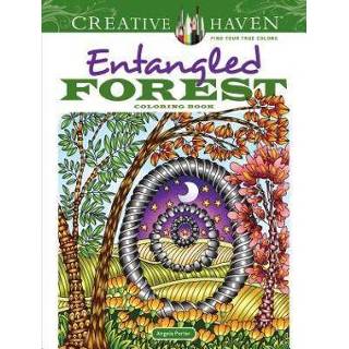 👉 Engels Creative Haven Entangled Forest Coloring Book 9780486833996