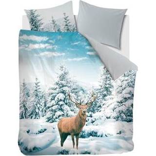 👉 Dekbedovertrek flanel multicolor Ambiante Steffan 200 x 200/220 cm - Multi 8719931538156