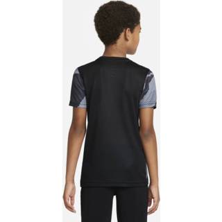 👉 Zwart XS unisex jeugd kinderen Nike Voetbaltop met korte mouwen voor kids - 195243530978