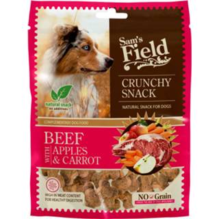 👉 Hondensnack Sam's Field Crunchy Cracker - Hondensnacks Rundvlees Appel Wortel 200 g 8595602551200