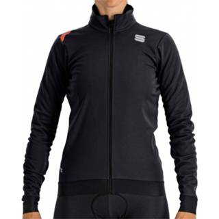 👉 Fiets jack XL vrouwen medium rood zwart Sportful - Women's Fiandre Jacket Fietsjack maat XL, rood/zwart 8050949459966