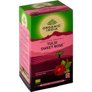 👉 Tulsi rose eten Organic India Sweet 801541605002