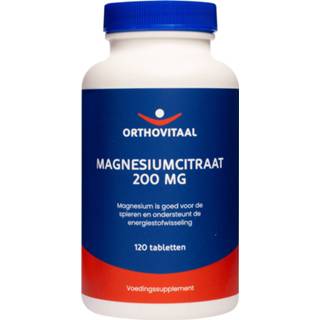 👉 Gezondheid Orthovitaal Magnesiumcitraat 200mg Tabletten 8718924295335