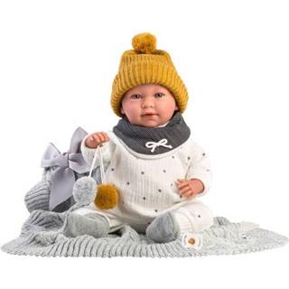 👉 Deken baby's Babypop Mimo met dekentje - 42 cm 8426265740017