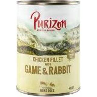 👉 Kalkoen zwart Purizon Adult 6 x 400 g - Black Angus & met Zoete Aardappel en Cranberry 4062911017153