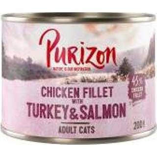 👉 Kattenvoer Purizon Adult 6 x 200 g - Kipfilet met Wild Zwijn 4062911017894