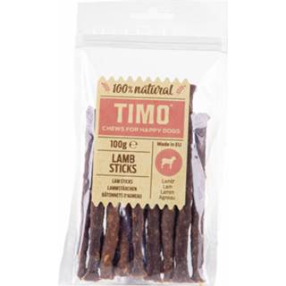 👉 Hondensnack Timo Sticks 100 g - Hondensnacks Lam 8711621972073 8711621972110