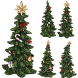 👉 Kerstboom groen Homestyle Deco 15cm 4ass - Kunstkerstboom 8x8x17 cm Assorti 8719202221398