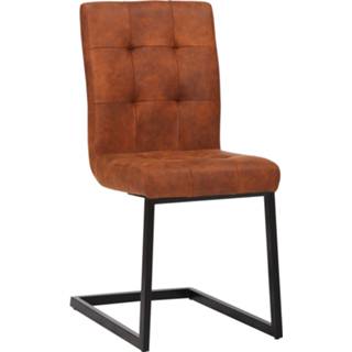👉 Eetkamerstoel bruin stof active Kolding stof, 8719756862467