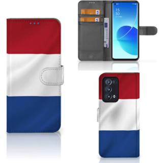 👉 Nederlandse vlag OPPO Reno 6 Pro Plus 5G Bookstyle Case 8720632488411