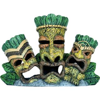 👉 Ornament bruin Superfish Deco Tiki Triple - Aquarium 23x10x16 cm 8715897312311