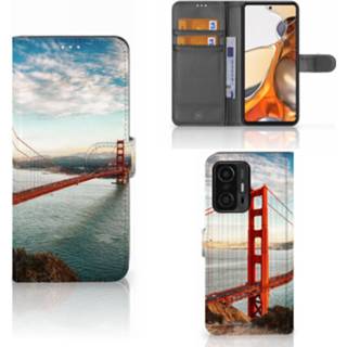 👉 Flipcover Xiaomi 11T | Pro Flip Cover Golden Gate Bridge 8720632832566