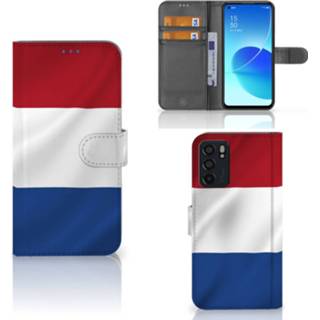 👉 Nederlandse vlag OPPO Reno6 5G Bookstyle Case 8720632881496