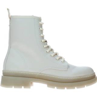 👉 Veterboots beige laag kunststof active synthetisch Tamaris Veterboot 4064194634355