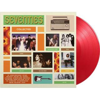 👉 Transparent rood vinyl Music on Limited Edition various Seventies Collected Red 2 LP 600753939512