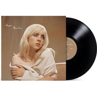 👉 Rock universal Billie Eilish zwart - Happier Than Ever 2LP 602435973548 190296657054 602435250441