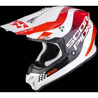 👉 Wit rood 2XL active Scorpion Vx-16 Air Soul White-Red 3399990093251