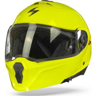 Helm geel s active Scorpion EXO-930 Solid Neon Yellow Modular Helmet 3399990085164