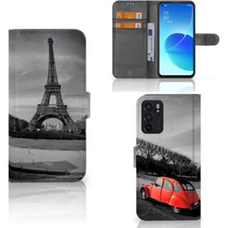 👉 Flipcover OPPO Reno6 5G Flip Cover Eiffeltoren 8720632924063