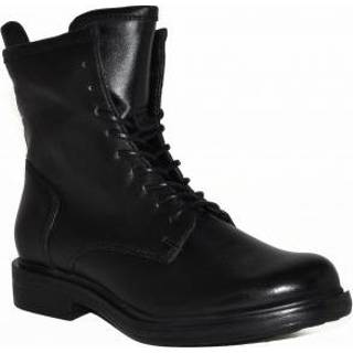 👉 Veterboots rubber kant zwart damesschoenen vrouwen Mjus Artikelnummer 544603 veterboot klassiek volledig