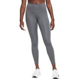 👉 S vrouwen grijs Nike One Mid Rise 7/8 Tight Dames
