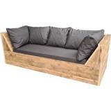 👉 Loungebank Wood4You Phoenix steigerhout 200x70x80cm 9110025711032