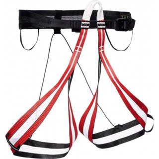 👉 Klim gordel uniseks l zwart grijs wit rood Black Diamond - Couloir LT Harness Klimgordel maat L, zwart/rood/grijs/wit 793661509981