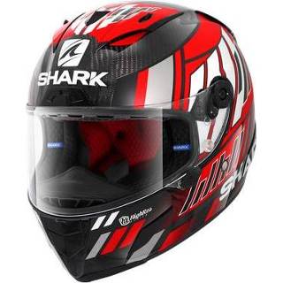 👉 Rood wit carbon m active Shark Race-R Pro Zarco Speedblock Red White DRW 3664836583259